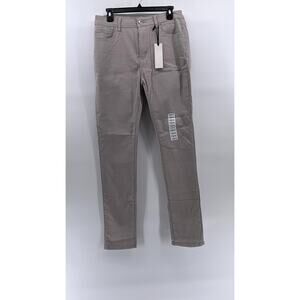 BLUE CONNECTION Women's Light Gray Regular-Fit Five-Pocket Skinny Jeans SZ 13